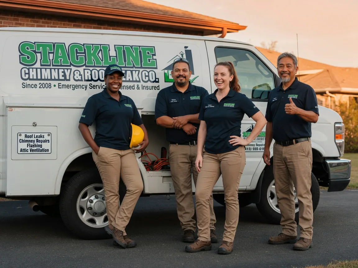 Chimney flashing repair company in Enterprise, LA